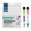 8 Bullet Tip Whiteboard Markers With Eraser Lid - Asst