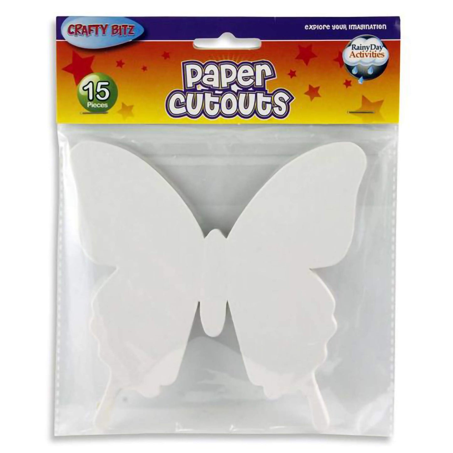 Crafty Bitz Butterfly Cutouts Craft Paper Shapes Pack of 15