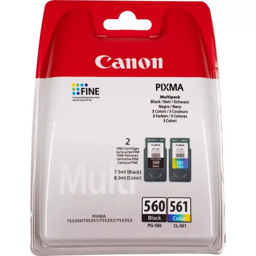 Canon PG560 and CL561 Standard or XL