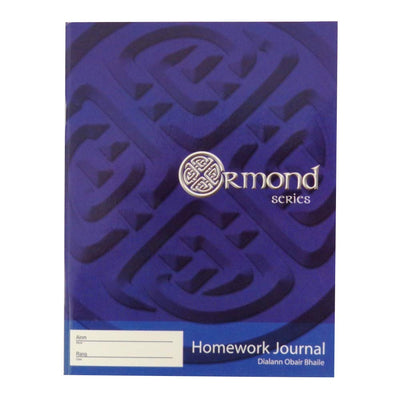 Ormond 88 Page Primary Homework Journal  Blue
