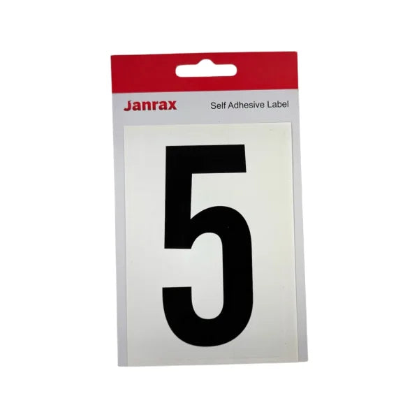 Foska 105mm Adhesive Numbers  0 - 9