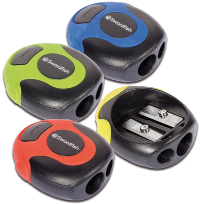 Swordfish "Twin Soft Grip" Pencil Sharpener