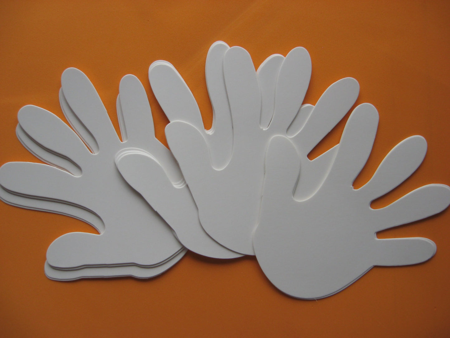 Crafty Kidz Paper Cut Outs Hands 9.5 cm x 11 cm