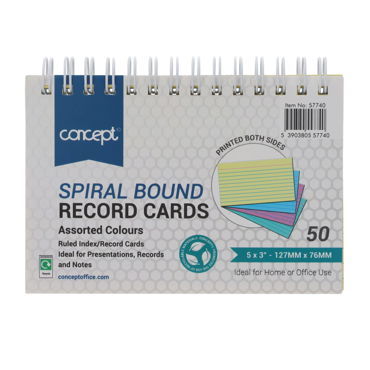 Ruled Record / Revision Cards