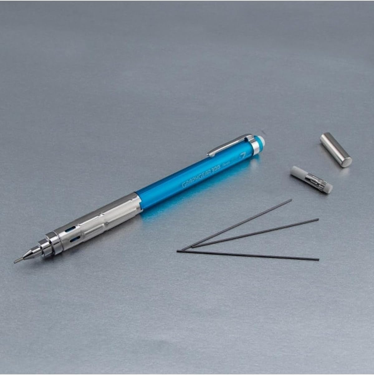Pentel Graphgear 300 Mechanical Pencil 0.3mm, 0.5mm, 0.7mm or 0.9mm HB