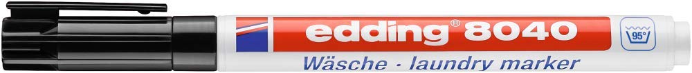 edding 8040 Laundry Marker Red or Black Included in Our BUY 2 GET ONE FREE OFFER