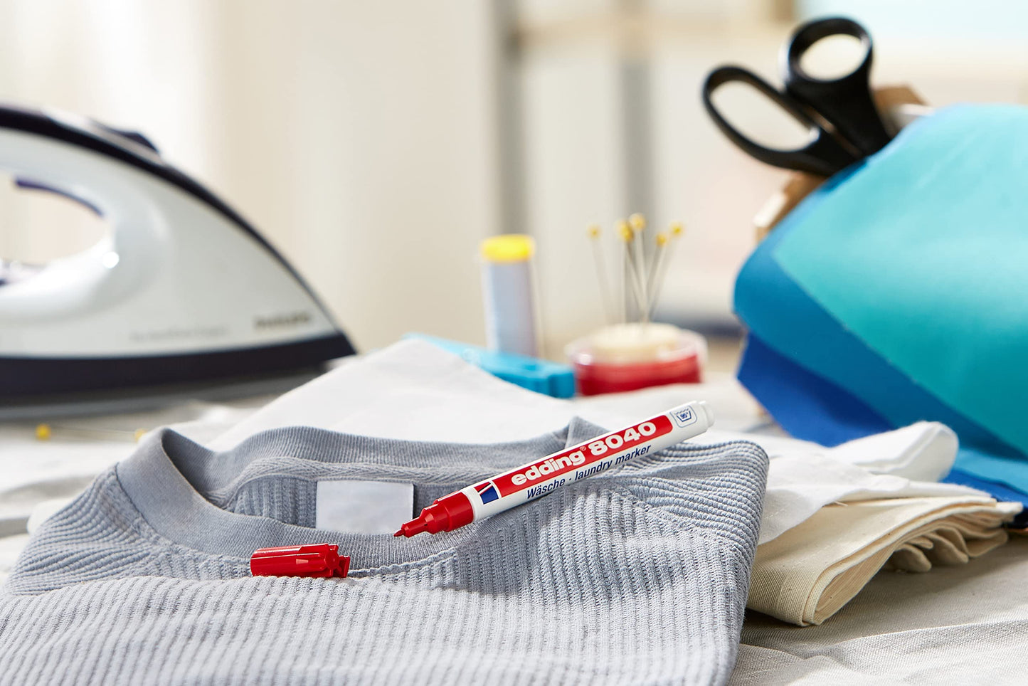edding 8040 Laundry Marker Red or Black Included in Our BUY 2 GET ONE FREE OFFER