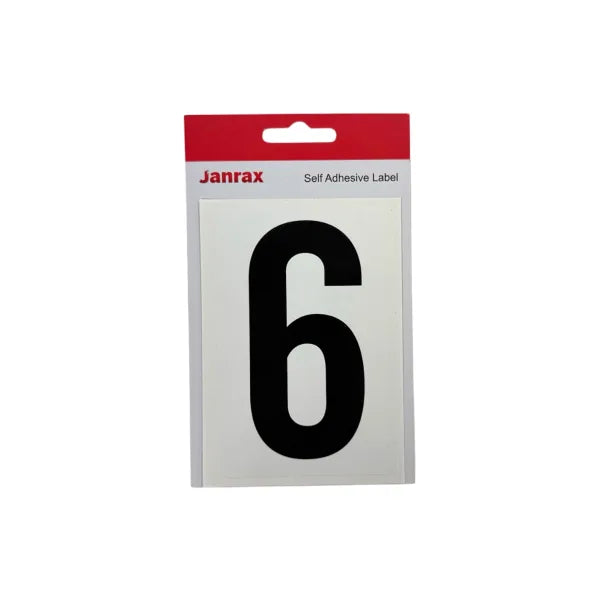 Foska 105mm Adhesive Numbers  0 - 9