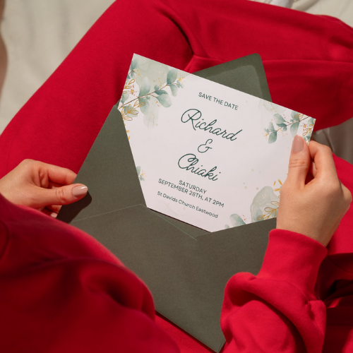 A5 or A6 Flat Invitations