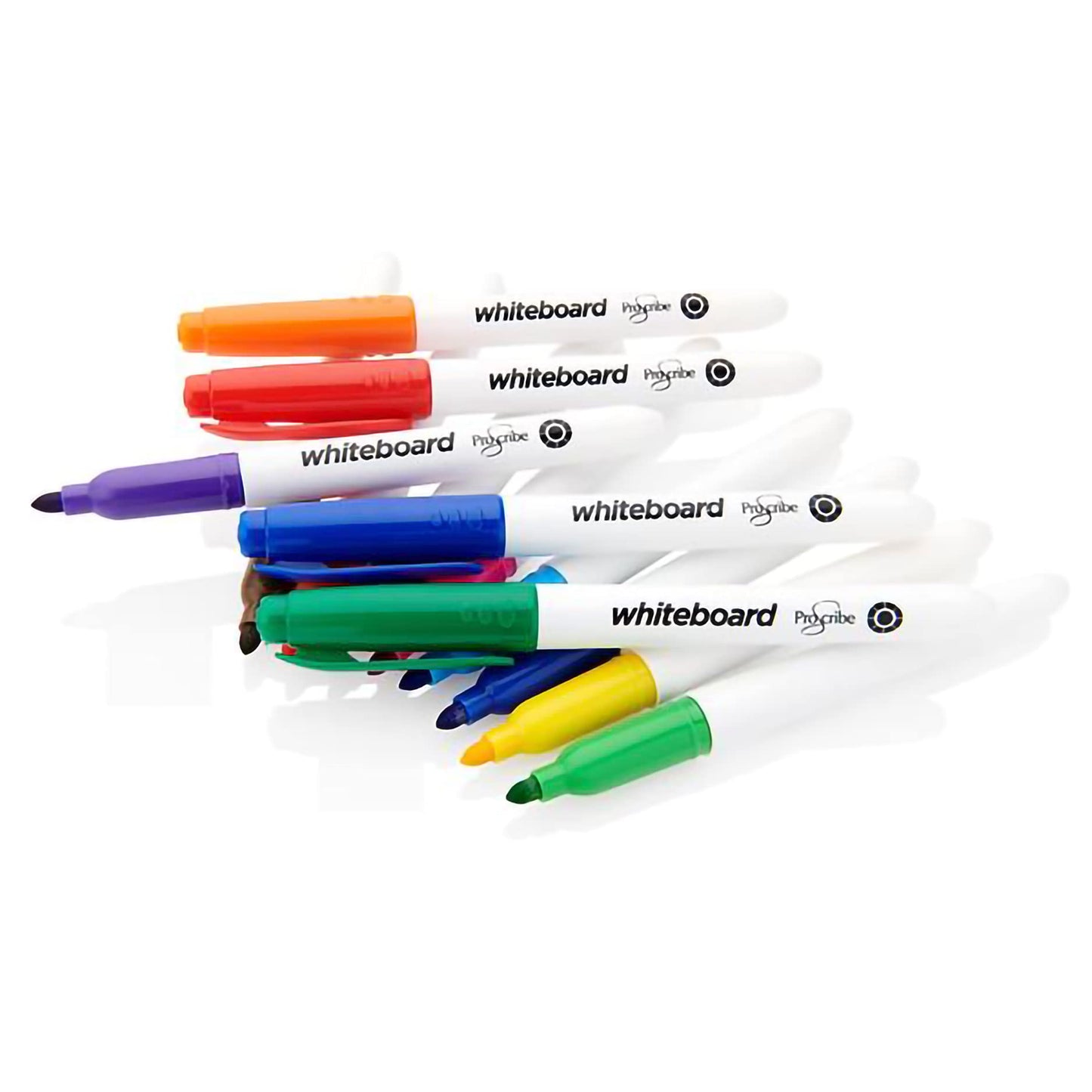 Pro:Scribe Whiteboard Markers Assorted Pack of 8