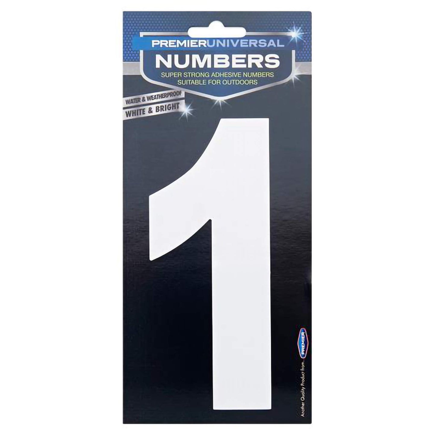 Premier Stationery 82 x 175mm Adhesive Numbers  0 - 9
