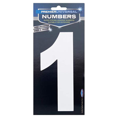 Premier Stationery 82 x 175mm Adhesive Numbers  0 - 9