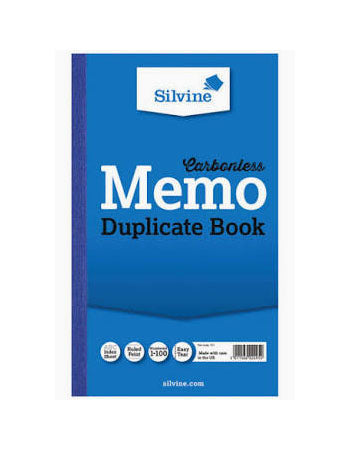 Silvine 701 Carbonless Memo Book