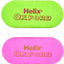 Helix Oxford Clash Twin Pack of Erasers - Pink & Green
