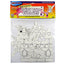 CRAFTY BITZ Large Children's Fairytale Card Paper Shapes 5 Styles 10 in Total