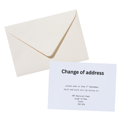A5 or A6 Change of Address Cards, Postcards and Similar