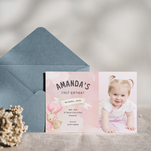 A5 or A6 Flat Invitations