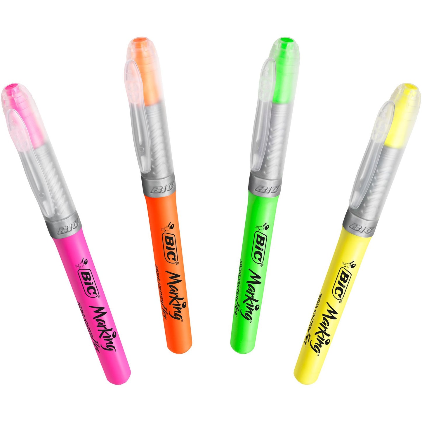 BIC Highlighters Flex Assorted Fluorescent Colours