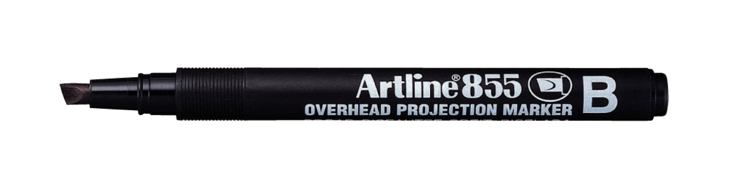 Artline Ek855 Permanent Overhead Projection Marker - Medium Black - Part of Buy 2 Get One Free Promotion
