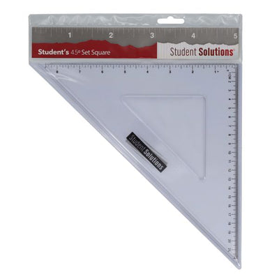 Student Solutions 22cm 45° Set Square