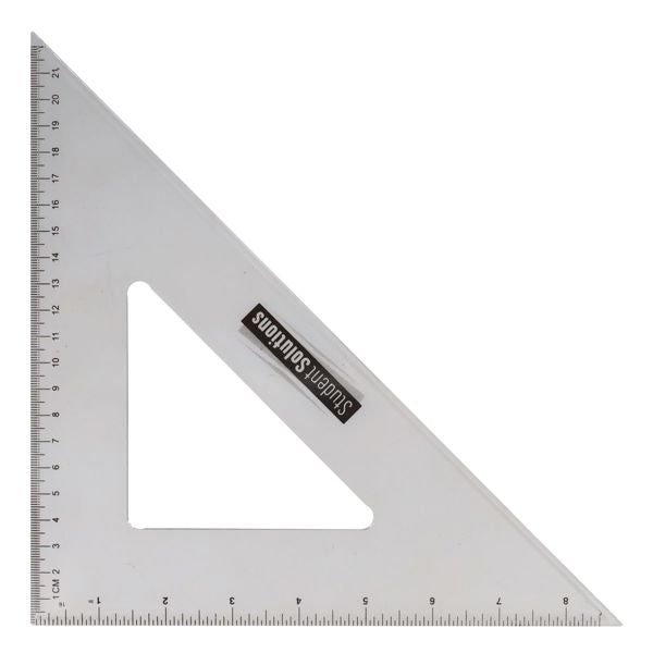 Student Solutions 22cm 45° Set Square