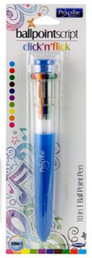 10 Colour Ballpen