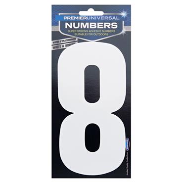 Premier Stationery 82 x 175mm Adhesive Numbers  0 - 9