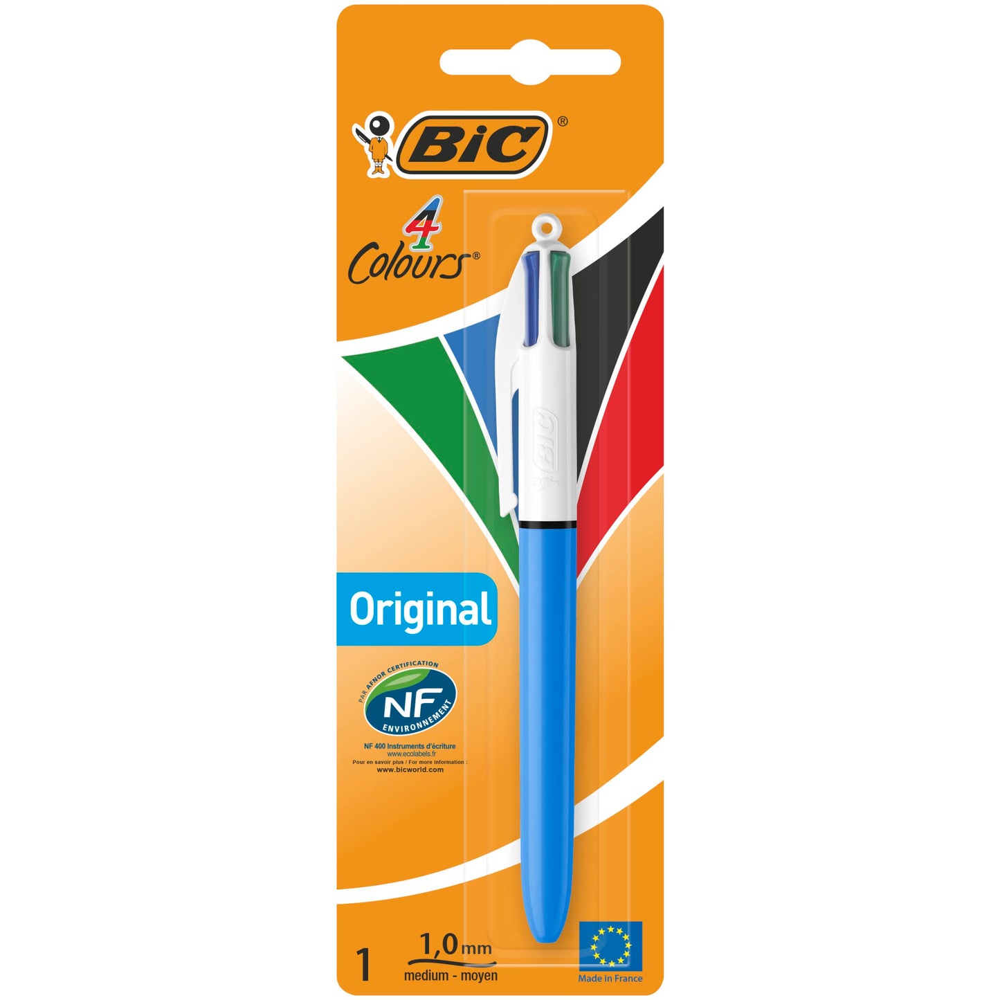 BIC 4 Colours Original Ballpoint Pen Medium