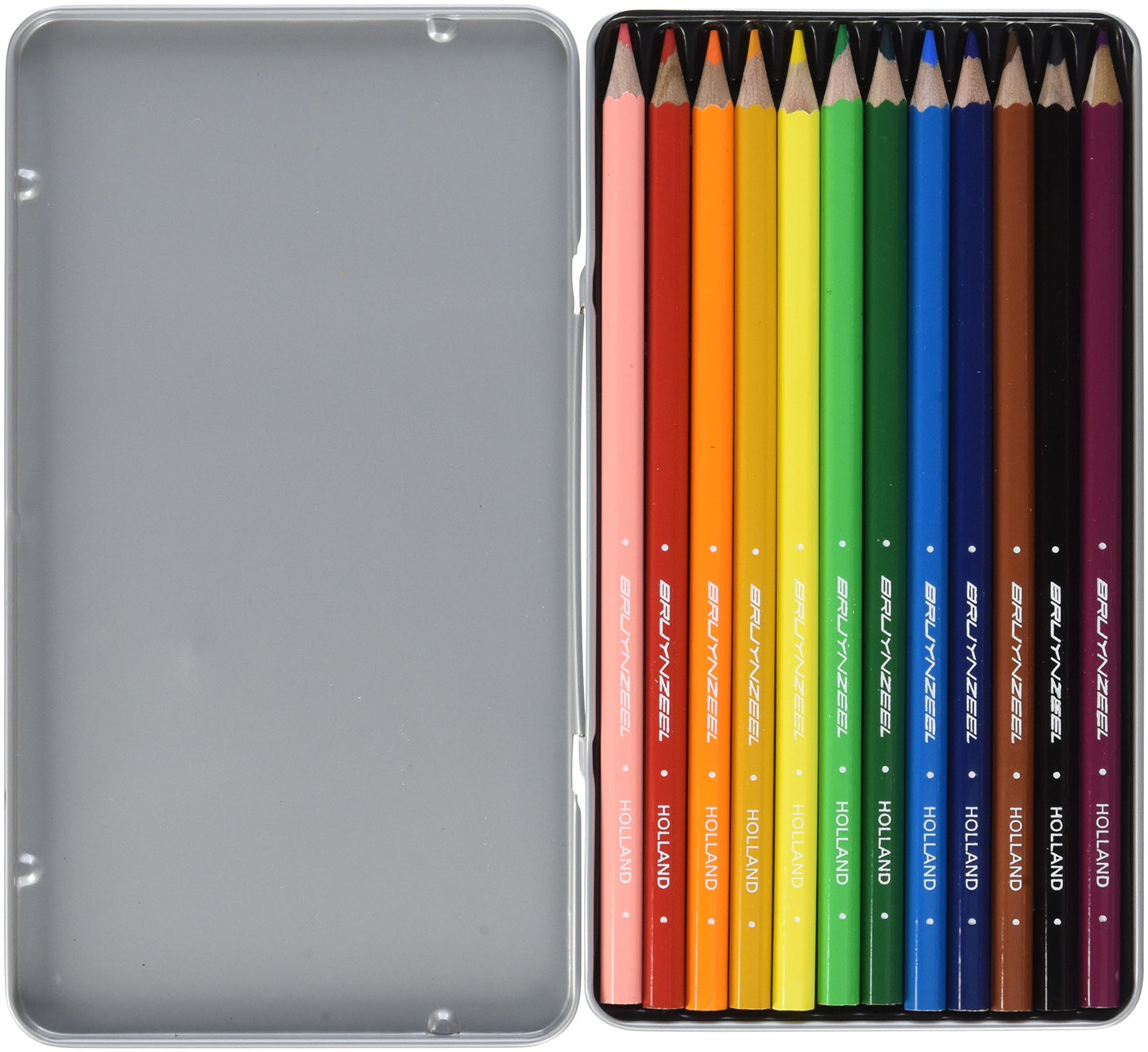 Bruynzeel 12 Color Pencils in Metal Tin