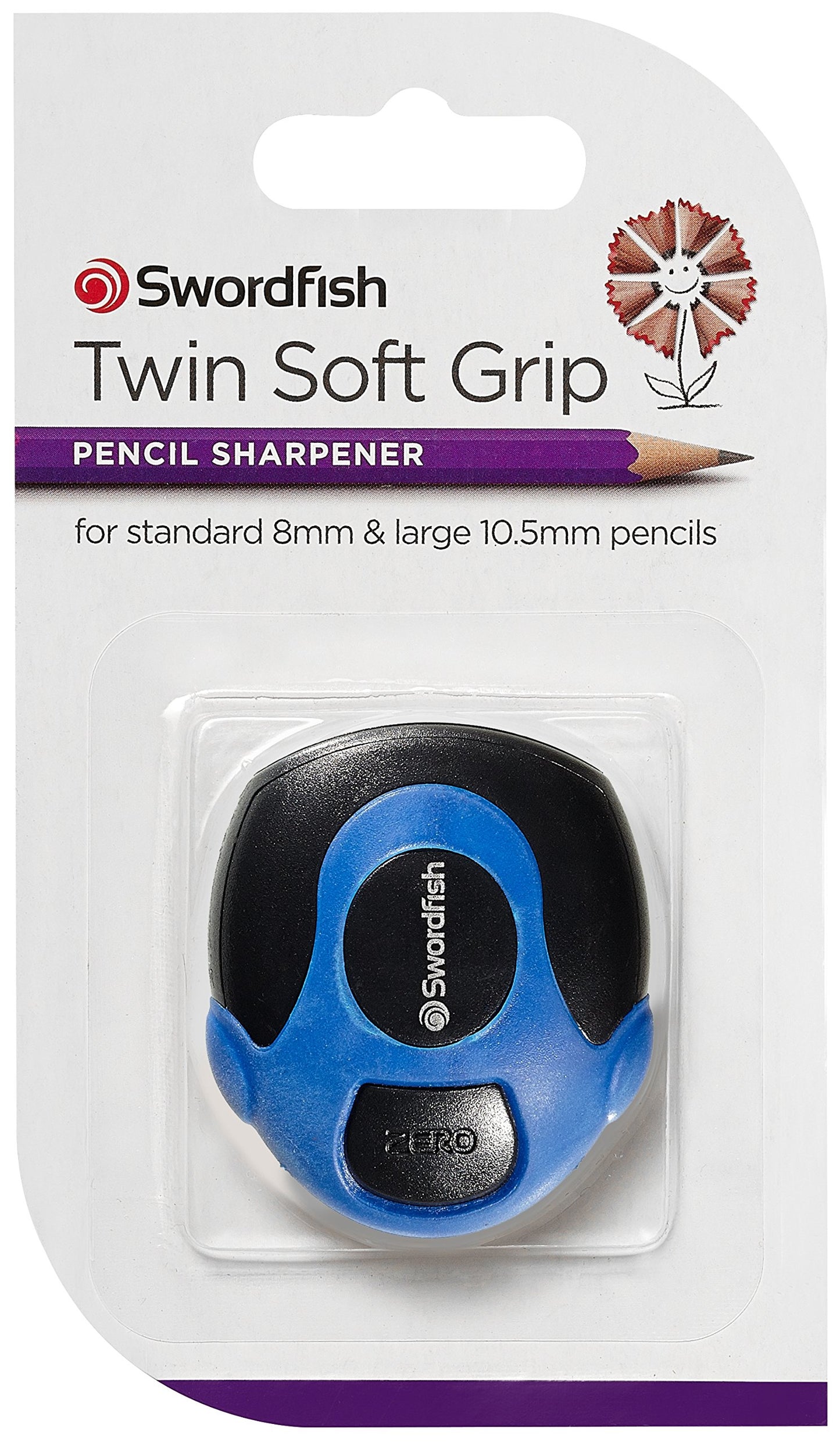 Swordfish "Twin Soft Grip" Pencil Sharpener