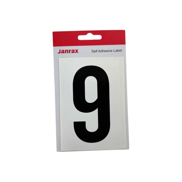 Foska 105mm Adhesive Numbers  0 - 9