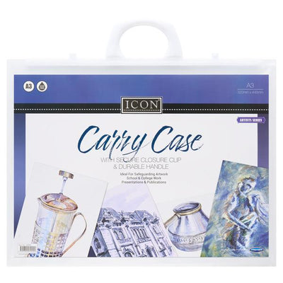 Clear Portfolio Carry Cases - 3 Sizes