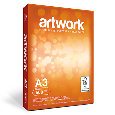 Artwork A3 White Paper 75gsm