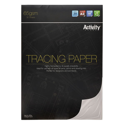 Premier A3 65gsm Tracing Paper 30 Sheet Pad