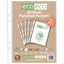 eco-eco A5 100% Recycled Glass Clear 45 Micron 25 or 100 Punched Pockets