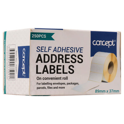 250 Self Adhesive White Address Labels