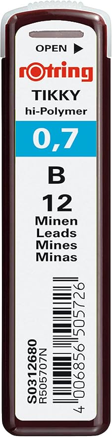 rOtring Tikky Hi-Polymer Leads  - Buy 2 Get a Third Free on all Refill Leads