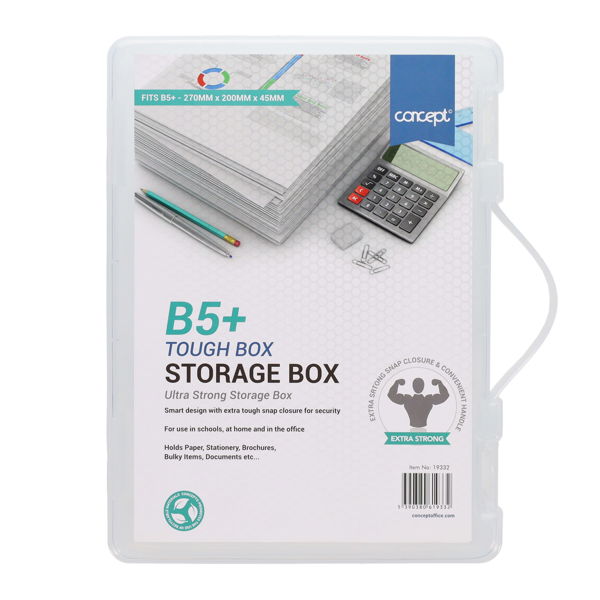 B5+ Tough Clear Storage Box