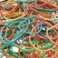 Assorted Colourful Elastic Bands 30g