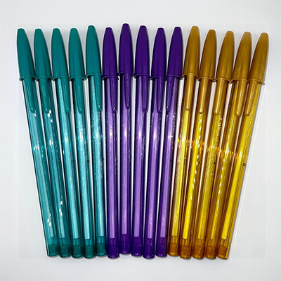Bic Cristal 1.0mm Medium Ballpoint Pens - 3 Assorted Colours Pack of 15