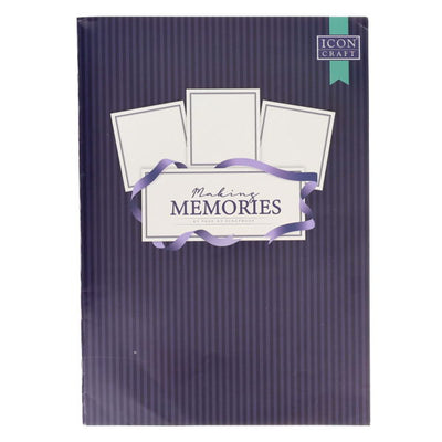 Premier Stationery Memoirs A3 Scrapbook Blue or Grey
