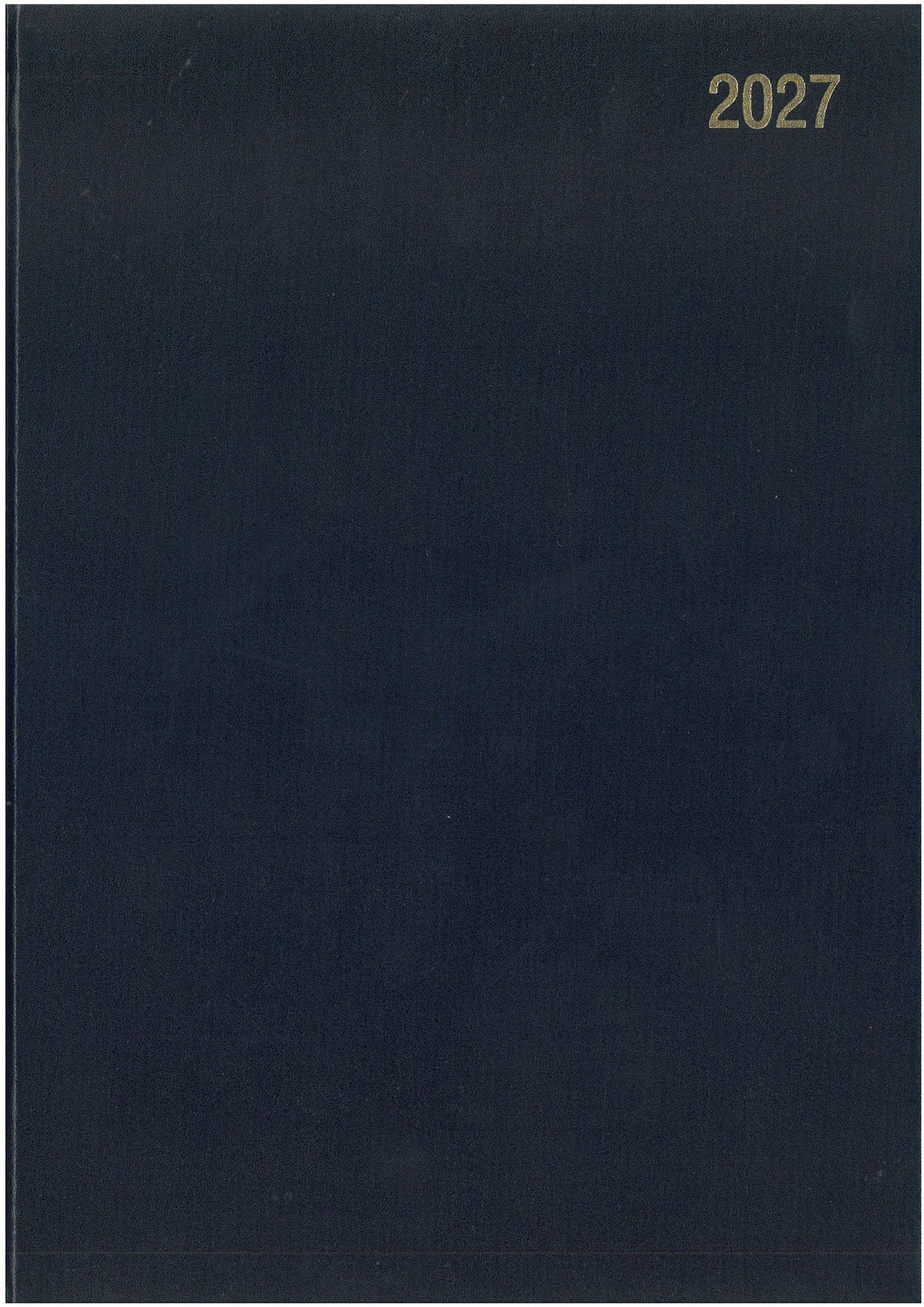 A5 2027 2 Days Per Page Diaries Black Only
