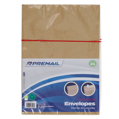 20 x Manilla C5  Peel and Seal Envelopes for A5