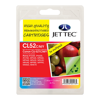 CLI-520 CLI521 Cartridges Colour and Black