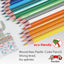 12 Erasable Wood Free Colouring Pencils