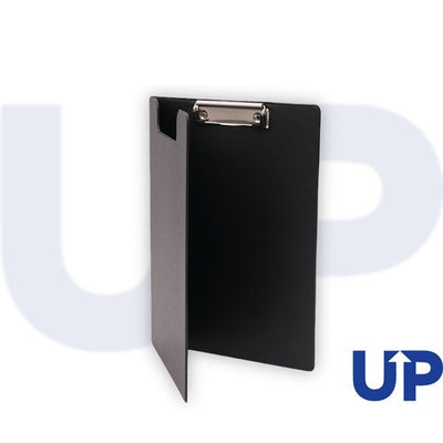 A4 PVC Foldover Clipboard Black