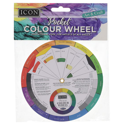 Pocket Colour Wheel 13cm Compact Paint Mixing Tool