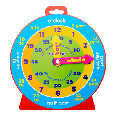 Clever Kidz Magnetic Clever Colour Clock