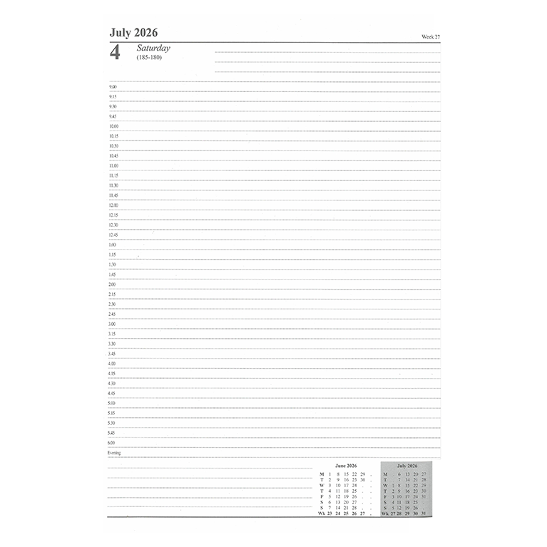 A4 2026 Day To Page APPOINTMENT Diaries