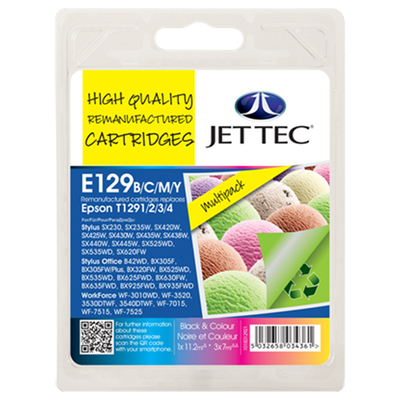 Jet Tec Epson 129 Multipack